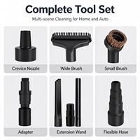 Kit d'accessoires universels pour aspirateur, 12 pièces, accessoires pour aspirateur de 32mm, brosses, adaptateur de buse pour Shark Miele Eureka Shop Vac