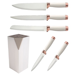 Ensemble de couteaux de cuisine haut de gamme en acier inoxydable, couteau de chef, couteau utilitaire, couteaux de cuisine avec bloc - Product Image 6
