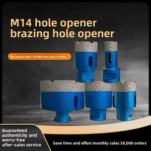 Kim Cương Màu Xanh Hàn Cắt Công Cụ Thiết Lập 5Mm Đa-Kích Thước Khoan Bits Saw Blades Cho Gạch Gốm Đá Cẩm Thạch Đá Khoan & Cắt - Product Image 4