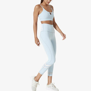 Reggiseno Sportivo Doyoga Sexy con Scollatura Bassa, Top Corto Fitness con Stampa, Incrocio Frontale, ad Alto Impatto, Senza Cuciture, Push-up - Product Image 4