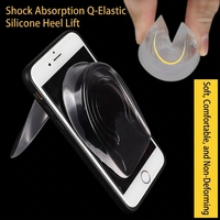 Semelles intérieures unisexes rehaussantes, confortables et transparentes, pour augmenter la taille, en silicone, pour chaussures