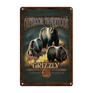 Man Cave Rules Live Hunt Nouveau Design Plaque Métallique Hero Tin Poster Open Signs for Room Garage - Product Image 3