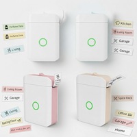 Imprimante d'étiquettes thermiques mini 0,5 pouce à vitesse de 20 mm/s pour papier de 15 mm avec batterie de 1200 mAh pour la création d'autocollants