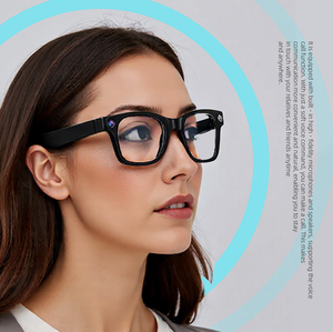 Lunettes intelligentes AI avec caméra 800W 1080P Conversation vidéo Appel et musique Enregistrement en direct Traduction Lunettes intelligentes - Product Image 5