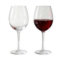 Verres à vin en cristal moderne soufflés à la main sans plomb pour mariage et fête, vente en gros