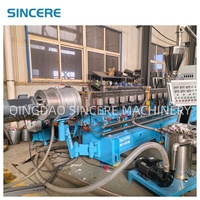 Ligne de production de granulation automatique pour le recyclage des matériaux ABS, PVC, PE, PET, PP, PS avec extrudeuse à vis simple