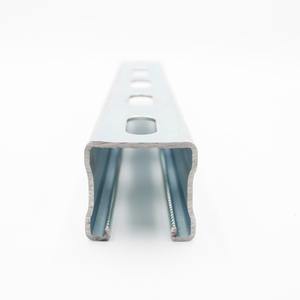 Canal de Soporte Sólido Tipo C para Paneles Solares, Soporte de Montaje Perforado y Ranurado para Paneles Fotovoltaicos - Product Image 2