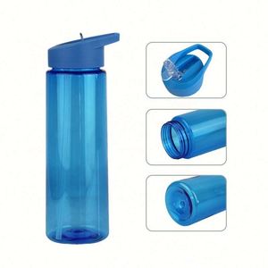 Bouteille d'eau de sport réutilisable avec logo personnalisé 400 ml et 750 ml - Anti-fuite, légère, avec paille et poignée pour activités de plein air - Product Image 4