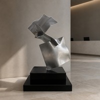 Panneaux Métalliques Pliés Sculptés en Argent Brossé Sur Mesure – Service de Fabrication OEM pour Projets de Hall d'Hôtel – Dimensions Personnalisées