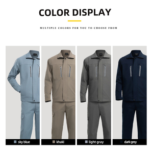 Tùy chỉnh cơ khí bảo trì làm việc đồng phục quản lý tài sản nhân viên mặc quần áo làm việc thoải mái Overalls - Product Image 3