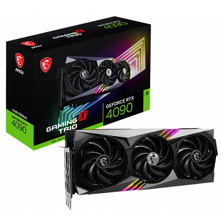 MSI NVIDIA GeForce RTX 4090 GAMING X TRIO 24G 中古グラフィック