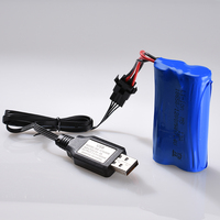 Batterie Li-ion CROWN V personnalisée 7,4 V 1200 mAh 18650 rechargeable