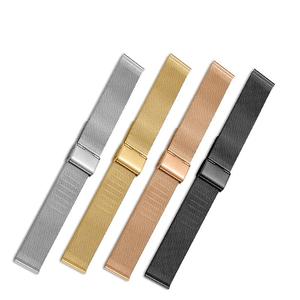 Bracelet en acier inoxydable Milan à mailles fines 0,4 pour Iwatch 8/S9/S8/<span class=keywords><strong>Apple</strong></span> <span class=keywords><strong>Watch7</strong></span> Nouveau Ultra pour Iwatch Bracelet de montre en métal - Product Image 3