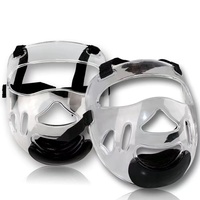 Quteng – Nouveau masque de protection robuste pour enfants, faible MOQ, accessoire d'entraînement, masque transparent pour Taekwondo et Karaté