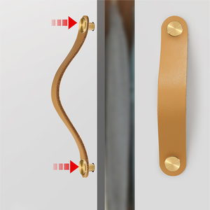 <span class=keywords><strong>Poignée</strong></span> en cuir <span class=keywords><strong>de</strong></span> <span class=keywords><strong>vachette</strong></span> pour meubles, armoires <span class=keywords><strong>de</strong></span> cuisine, tiroirs, poignées <span class=keywords><strong>de</strong></span> <span class=keywords><strong>porte</strong></span> en cuir - Product Image 4