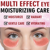 Masque pour les yeux 80g à l'extrait de rose, hydratation intense pour réduire les poches et améliorer la sécheresse, soin quotidien des yeux, OEM ODM, logo personnalisé