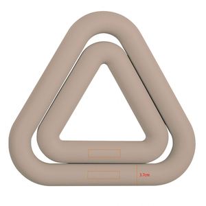 Ladies 7LBS 10LBS Non-Slip Silicone POWER Triangle <b>Dumbbells</b> Set Gym Equipment for <b>Weight</b> Strength Yoga Training Arm Exercise - Product Image 2