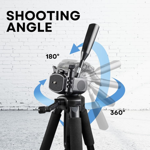 Premium Professional Tripod Phone Video Camera Ring Light <b>Stand</b> Tripod for Aluminum Travel DSLR Camera <b>Stand</b> Tripod - Product Image 4