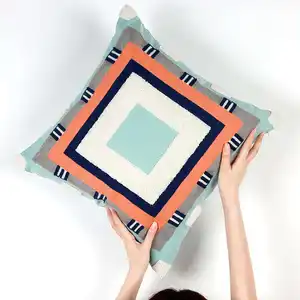 Innermor жаккардовый геометрический плакат ручной работы мебель для патио Классическая наволочка наволочки