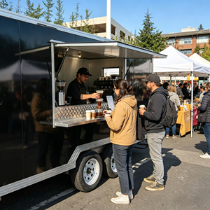 Remolque <span class=keywords><strong>de</strong></span> Comida Modular Rodante <span class=keywords><strong>de</strong></span> 16 PIES para Snacks, Hot Dogs, Hamburguesas, Pizza, Churros, BBQ, Comercial, Inoxidable, Personalizado, para Dulces y Patatas Fritas - Product Image 3