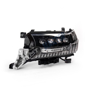 MAICTOP – pièce de voiture, phare avant, feu arrière pour <span class=keywords><strong>land</strong></span> <span class=keywords><strong>cruiser</strong></span> lc200 fj200 2016-2019, phare à <span class=keywords><strong>4</strong></span> lentilles - Product Image 2