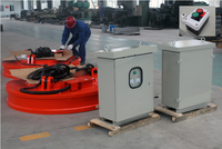 DC 24V 12V Chatarra Electroimanes Excavadora Imán de elevación circular para ventas