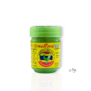 ยาหม่องจมูกตราหงส์ไทย ขนาด 25 กรัม สูตรสมุนไพรไทยโบราณ สำหรับความสดชื่นทันทีและบรรเทาอาการคัดจมูก - Product Image 1
