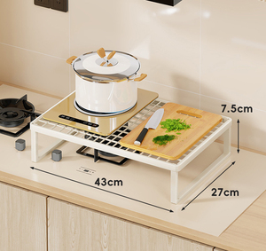 Soporte de Hierro para Estufa de Cocina, Soporte para Cocina de Inducción, Soporte Inferior para Estufa de Gas, Soporte para Ollas, Soporte Metálico Multifuncional - Product Image 2
