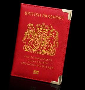 Porte-passeport durable avec blocage RFID, motif filigrané, longueur courte, design unisexe pour les voyages au Royaume-Uni - Product Image 4