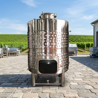 Réservoir de stockage d'eau chaude/froide en acier inoxydable à isolation thermique 500L/10000L/2000L/3000L/4000L/2500L, facile à utiliser et réglable