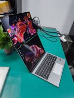 Laptop Layar Ganda E140D RAM 16GB dengan Layar Sentuh 2K, CPU N95 3.4 GHz, Kustomisasi Pabrik Seri Bisnis Yoga, Hard Drive SSD