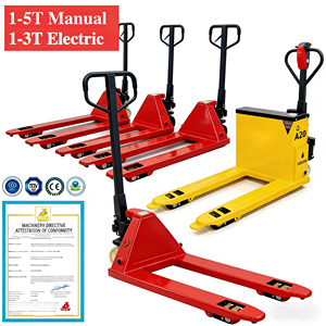 Vente directe usine Nouveau transpalette manuel hydraulique 2T 3T avec fourches épaissies et roues en caoutchouc/nylon pour entrepôt - Product Image 1