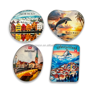 <span class=keywords><strong>Foto</strong></span> personalizzata 3D Mini vetro magneti per frigo turistico Souvenir adesivi a cupola di cristallo forme Multiple di dimensioni per frigorifero - Product Image 2