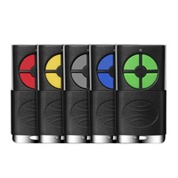 Télécommande sans fil YET2168 multicolores à 4 boutons, émetteur RF, codes personnalisés, télécommande pour porte et portail
