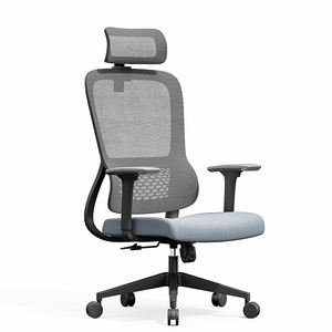 Chaise de bureau exécutive moderne en promotion, ergonomique, en tissu, pivotante à 360 degrés, réglable en hauteur - Product Image 4