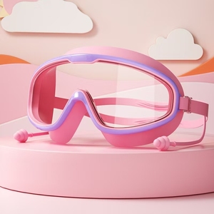 <span class=keywords><strong>Gafas</strong></span> de natación para niños, <span class=keywords><strong>gafas</strong></span> de natación ajustables impermeables, antivaho, protección UV, <span class=keywords><strong>gafas</strong></span> de natación para <span class=keywords><strong>buceo</strong></span> y surf, tapones para los oídos para niños - Product Image 2