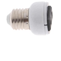 E27 ABS US/EU Plug Haute Qualité Connecteur Accessoires Porte-Ampoule Luminaire Ampoule Base Vis Adaptateur Blanc Lampe Douille