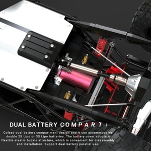 รถบังคับวิทยุ UDI RC UD1001 ความเร็วสูง ขนาด 1/10 รุ่นรถโมเดล มอเตอร์แบบไร้แปรงถ่าน สำหรับงานอดิเรก การแข่งขัน และการดริฟท์ - Product Image 4