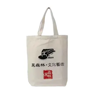 hot sell Simple Organic Large Capacity Super Market Printed Plain canvas bucket bag made in china