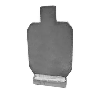 Blanco de tiro de acero, IdPA/IPSC, producción de fábrica, AR500, 3/8 ", Metal, abatible