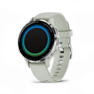 Montre connectée fitness <span class=keywords><strong>Garmin</strong></span> <span class=keywords><strong>Venu</strong></span> 3S 41 mm avec système d'exploitation Android, écran tactile AMOLED 1,2 pouces, boîtier en alliage magnétique, autonomie de 10 jours, plus de 30 modes sportifs - Product Image 1