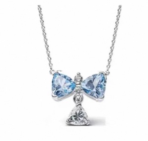 Nuevo <span class=keywords><strong>Collar</strong></span> con Colgante Clásico de Plata de Ley 925 en Forma de Corazón Redondo Deslumbrante, Adecuado para Colgantes Originales, <span class=keywords><strong>Collar</strong></span> DIY para las Fiestas - Product Image 4