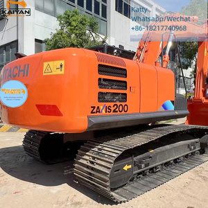 Excavatrice sur chenilles Hitachi ZX200 d'occasion, d'origine japonaise, fiable, machinerie de construction hydraulique - Product Image 3