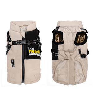 मोटी गर्म प्यारा कुत्ता कपास ppu प्रिंट लुभावनी पंजा जैकेट - Product Image 4