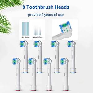 Appareils d'hygiène bucco-dentaire Brosse à dents électrique rotative pour adultes Rechargeable Nettoyage des dents IPX7 Étanche 3 modes Affichage LED Meilleur - Product Image 5