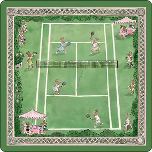 Tappetino da Mahjong in Stile Americano con Blocchi di Colore, Antiscivolo in Gomma, Silenzioso e Assorbente, Disponibile in Cina per la Vendita all'Ingrosso - Product Image 2