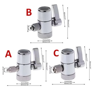 Adaptador con Conector M22 X M24 de Latón para Filtro de Agua de Encimera, Tubo de 3/8 ODT, Pieza de Repuesto, Válvula Desviadora para Grifo - Product Image 5