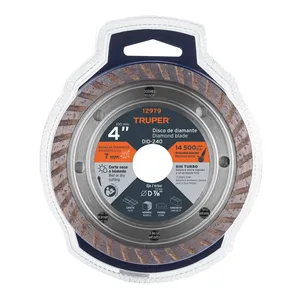 Master con 10 unità 4 'x 2.2mm disco diamantato, bordo turbo, Truper - Product Image 4