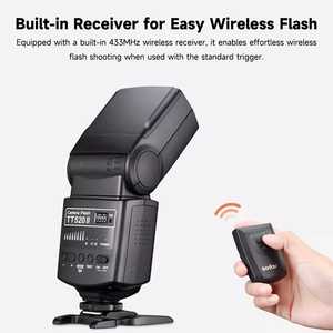 Godox tt520ii máy ảnh <span class=keywords><strong>Flash</strong></span> tt520ii với xây dựng trong tín hiệu không dây + Đèn <span class=keywords><strong>flash</strong></span> kích hoạt cho Canon Nikon Olympus DSLR máy ảnh - Product Image 4