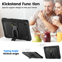 Étui de tablette pliable avec béquille pour Samsung Tab A9 Plus 11 pouces X210 X215 2023 A11 PLUS, résistant aux chocs, robuste, anti-chute